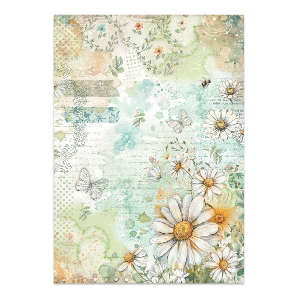 Printed Art Junk Journal: Stickers, Cut-Outs, Backgrounds For Art And Craft - Daisy Art