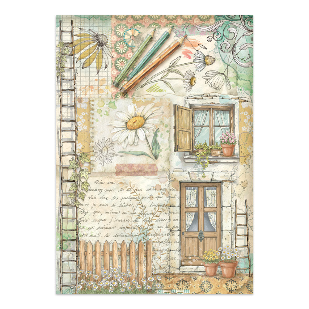 Printed Art Junk Journal: Stickers, Cut-Outs, Backgrounds For Art And Craft - Daisy Art