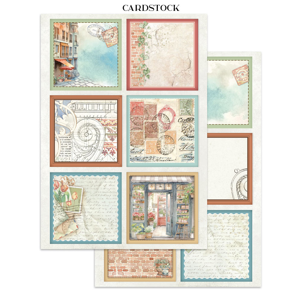 Printed Art Junk Journal: Stickers, Cut-Outs, Backgrounds For Art And Craft - Art Of Travelling