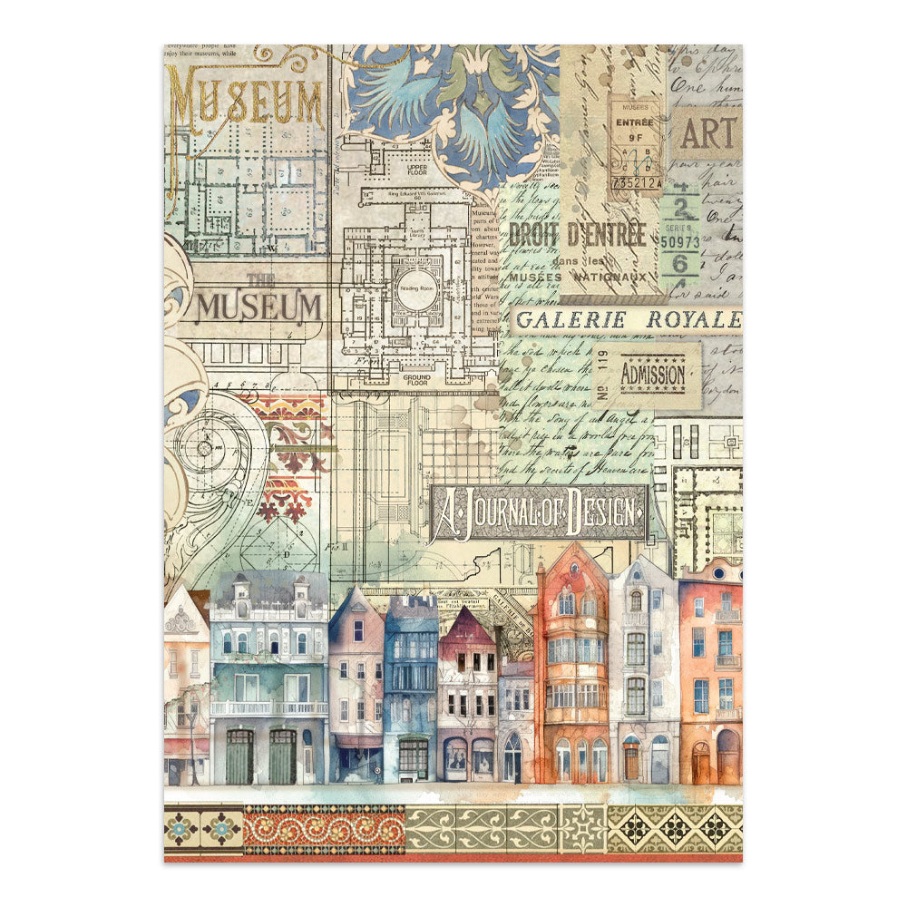 Printed Art Junk Journal: Stickers, Cut-Outs, Backgrounds For Art And Craft - Art Of Travelling