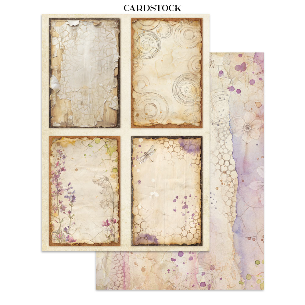 Printed Art Junk Journal: Stickers, Cut-Outs, Backgrounds For Art And Craft - All Around