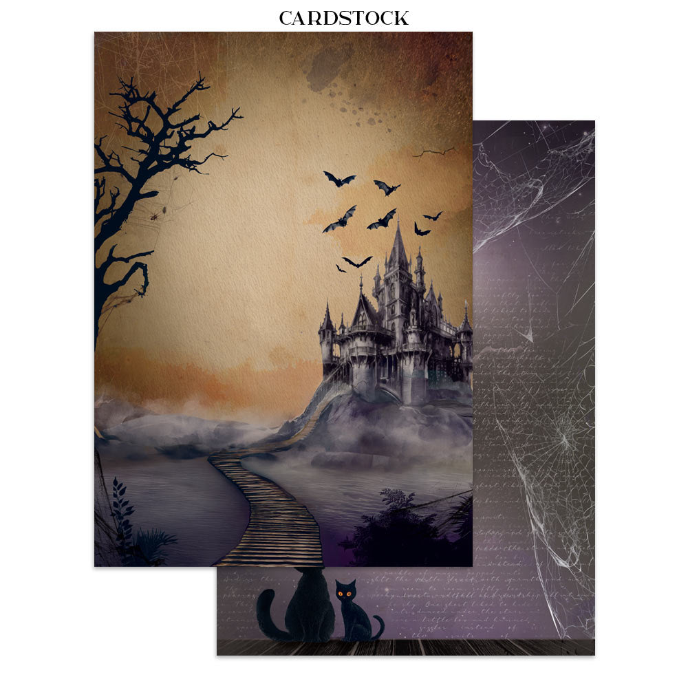 Printed Art Junk Journal: Stickers, Cut-Outs, Backgrounds For Art And Craft - Halloween