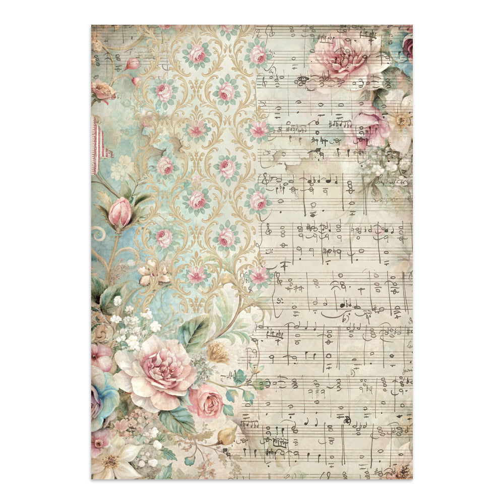 Printed Art Junk Journal: Stickers, Cut-Outs, Backgrounds For Art And Craft - Symphony