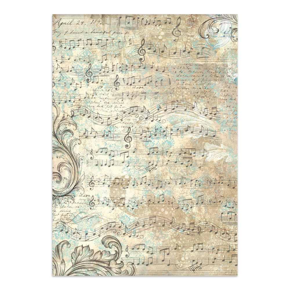 Printed Art Junk Journal: Stickers, Cut-Outs, Backgrounds For Art And Craft - Symphony