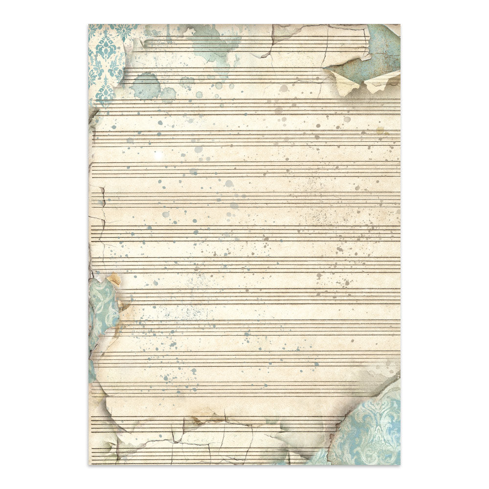 Printed Art Junk Journal: Stickers, Cut-Outs, Backgrounds For Art And Craft - Symphony