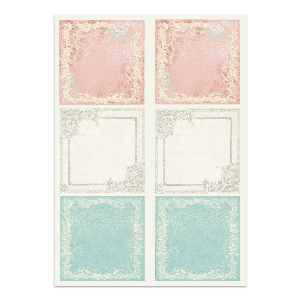 Printed Art Junk Journal: Stickers, Cut-Outs, Backgrounds For Art And Craft - Winter Magic