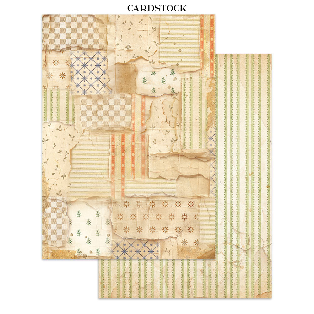 Printed Art Junk Journal: Stickers, Cut-Outs, Backgrounds For Art And Craft - Silent Night