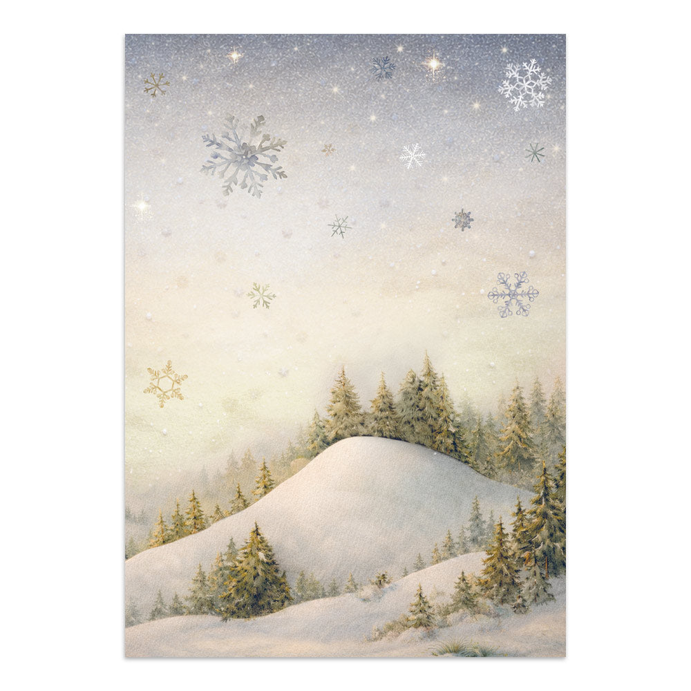 Printed Art Junk Journal: Stickers, Cut-Outs, Backgrounds For Art And Craft - Silent Night