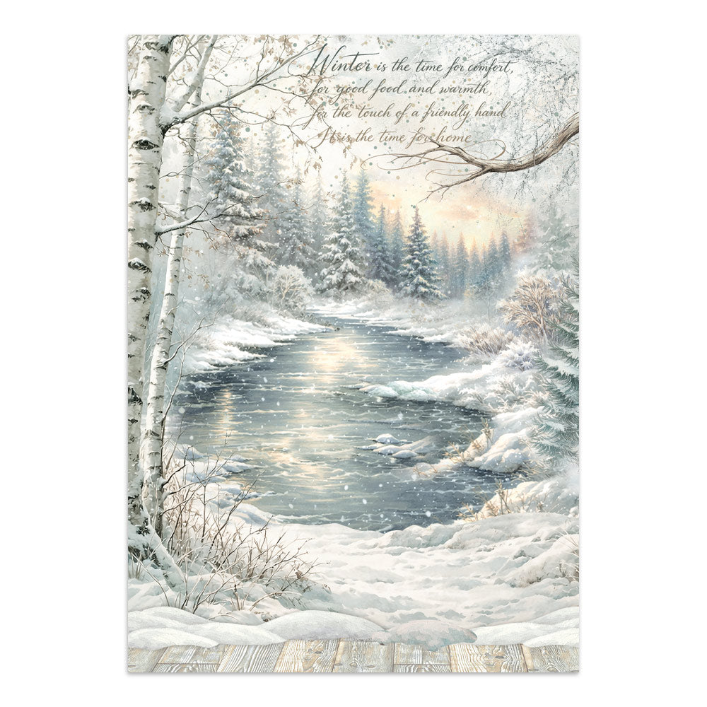 Printed Art Junk Journal: Stickers, Cut-Outs, Backgrounds For Art And Craft - White Christmas