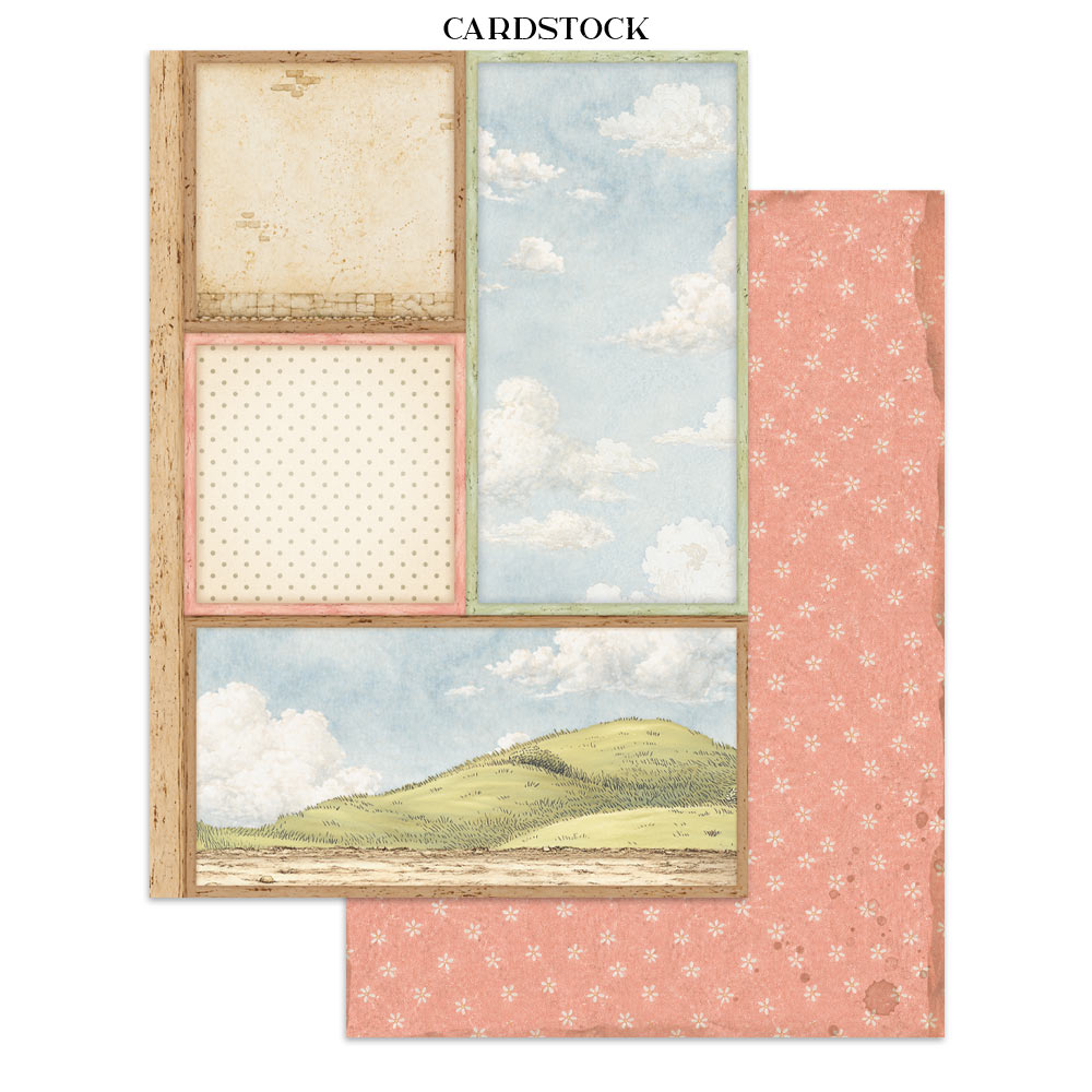 Printed Art Junk Journal: Sticker, Cut-Outs, Backgrounds For Art And Craft - Cozy Family