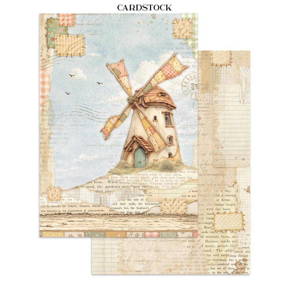 Printed Art Junk Journal: Sticker, Cut-Outs, Backgrounds For Art And Craft - Cozy Family