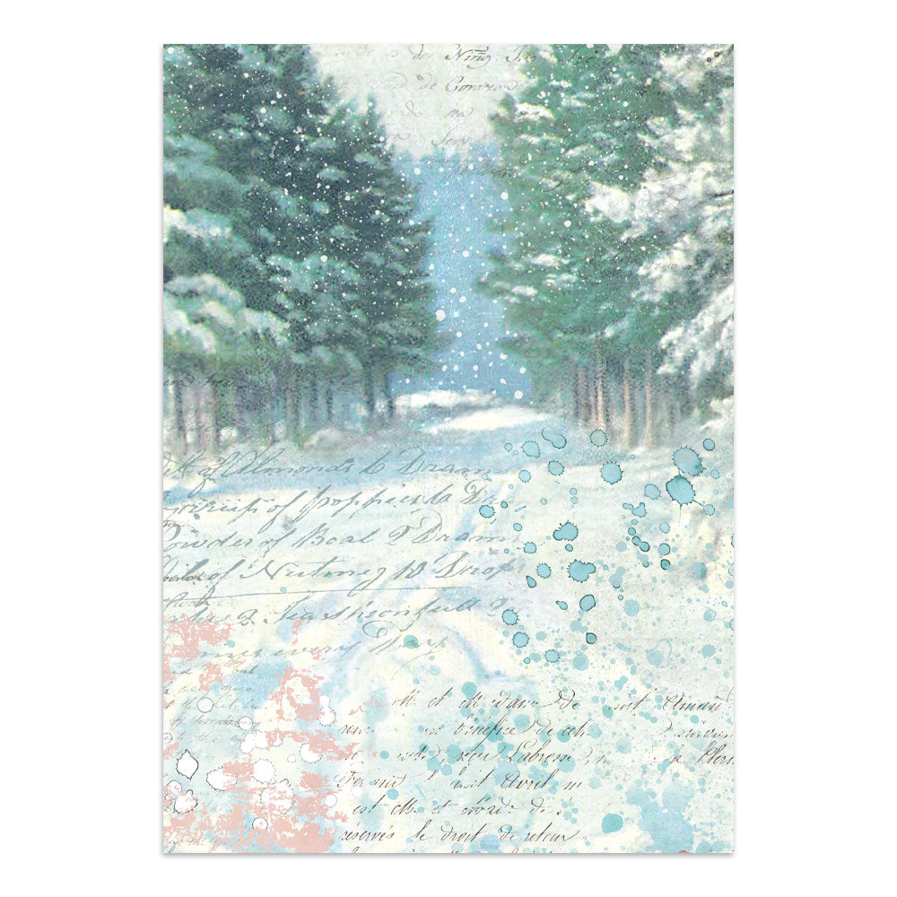 Printed Art Junk Journal Focus Points For Art And Craft A5 - Winter Magic