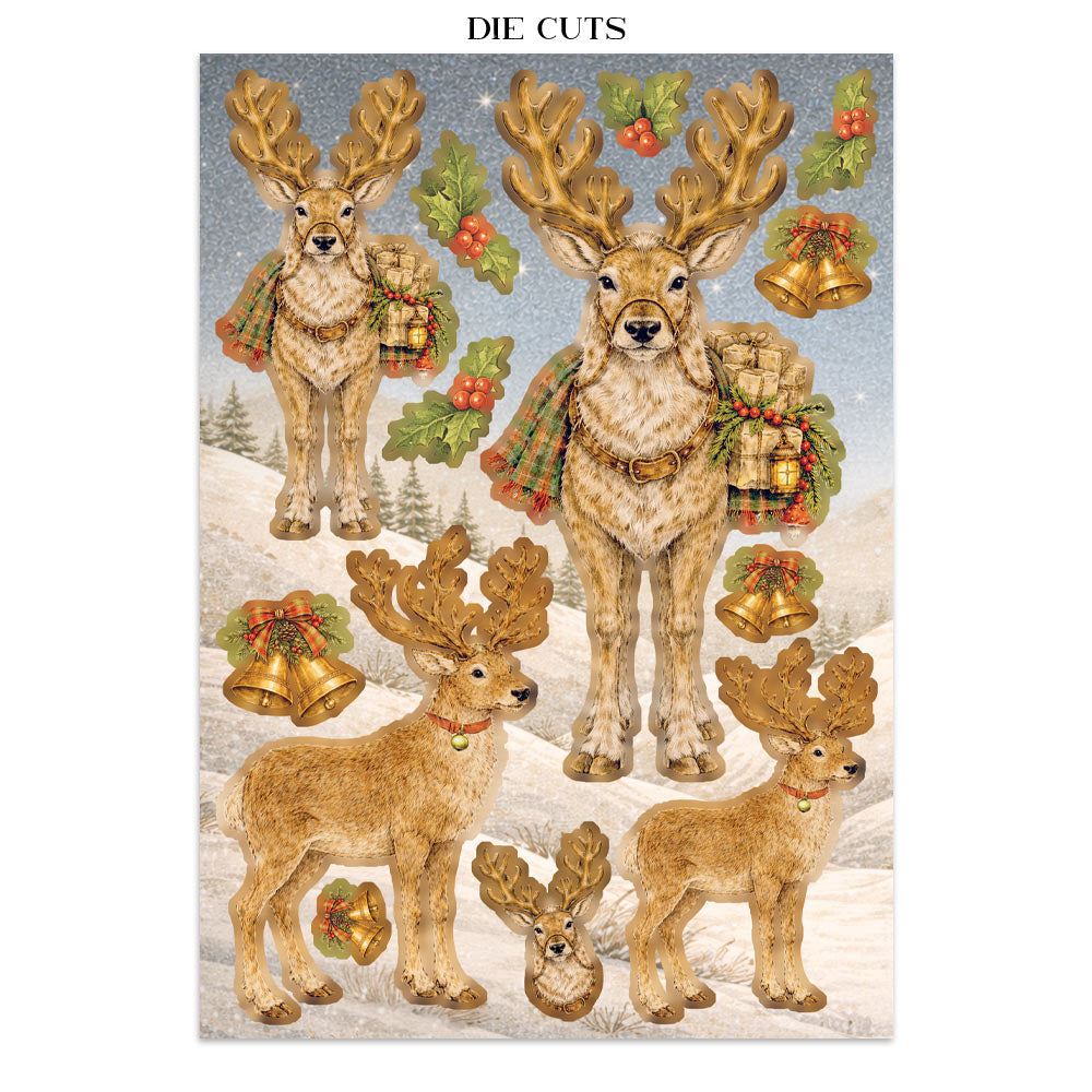Printed Art Junk Journal Focus Points For Art And Craft A5 - Silent Night