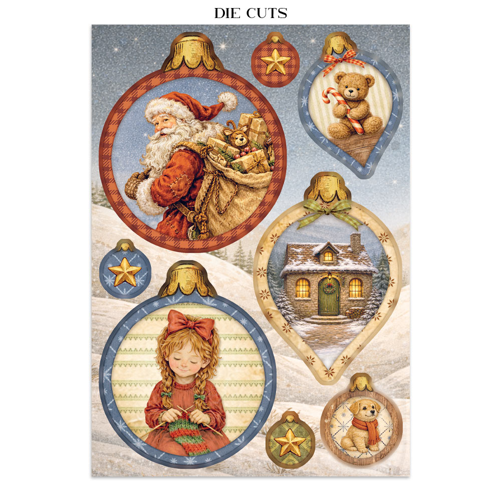 Printed Art Junk Journal Focus Points For Art And Craft A5 - Silent Night