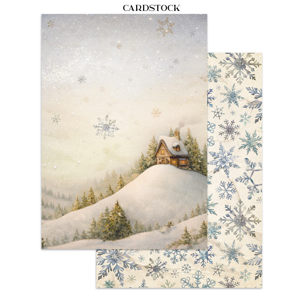 Printed Art Junk Journal Focus Points For Art And Craft A5 - Silent Night