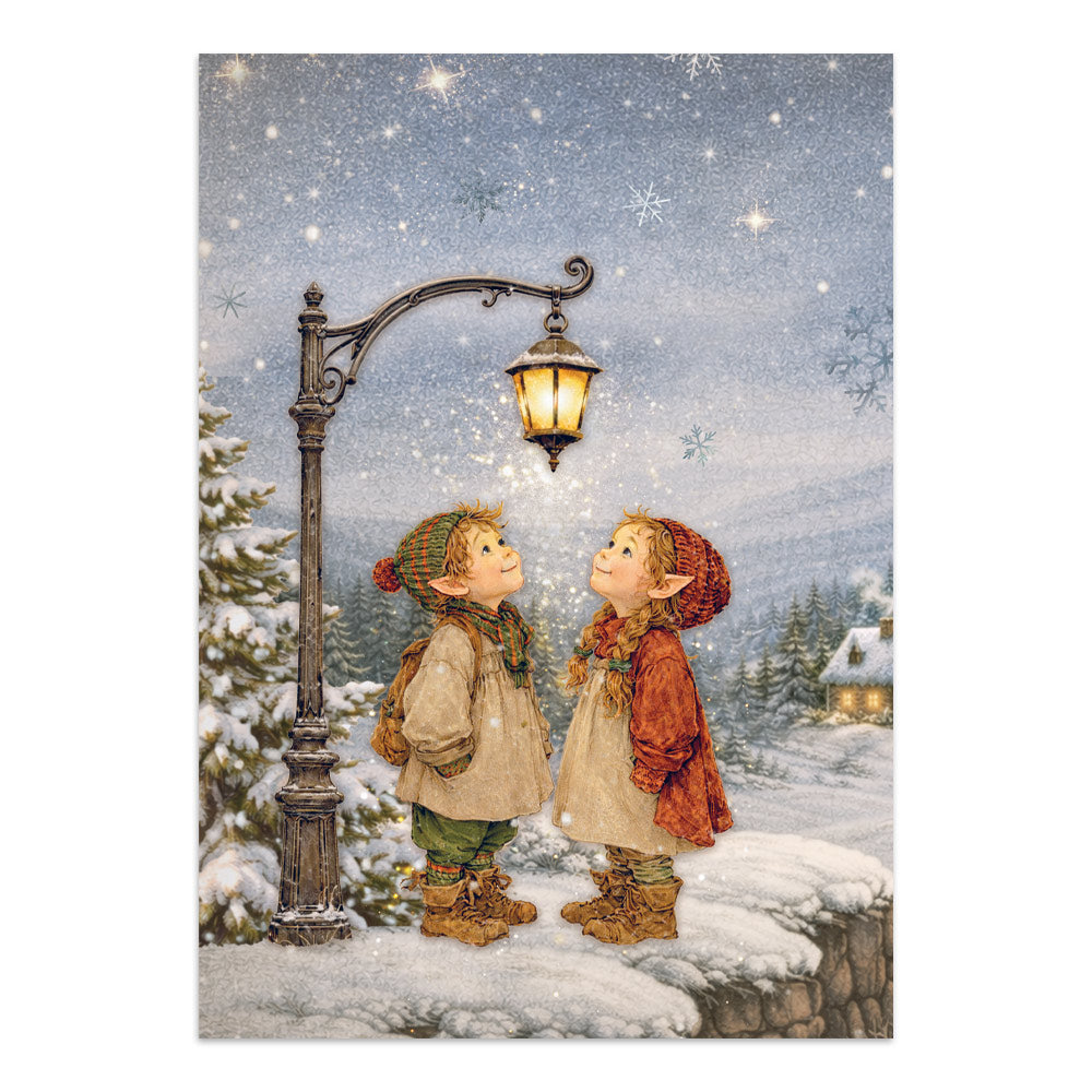 Printed Art Junk Journal Focus Points For Art And Craft A5 - Silent Night