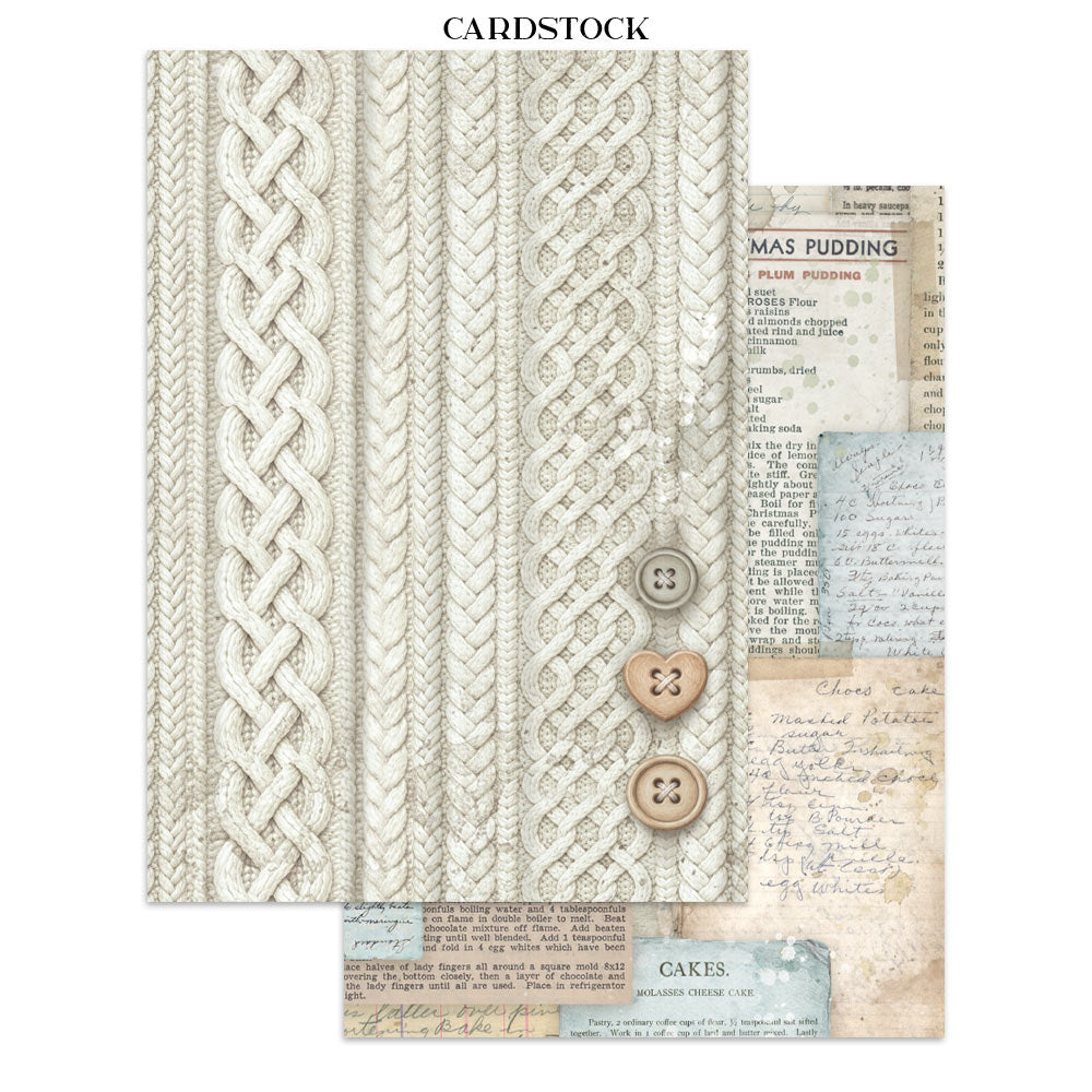 Printed Art Junk Journal Focus Points For Art And Craft A5 - White Christmas