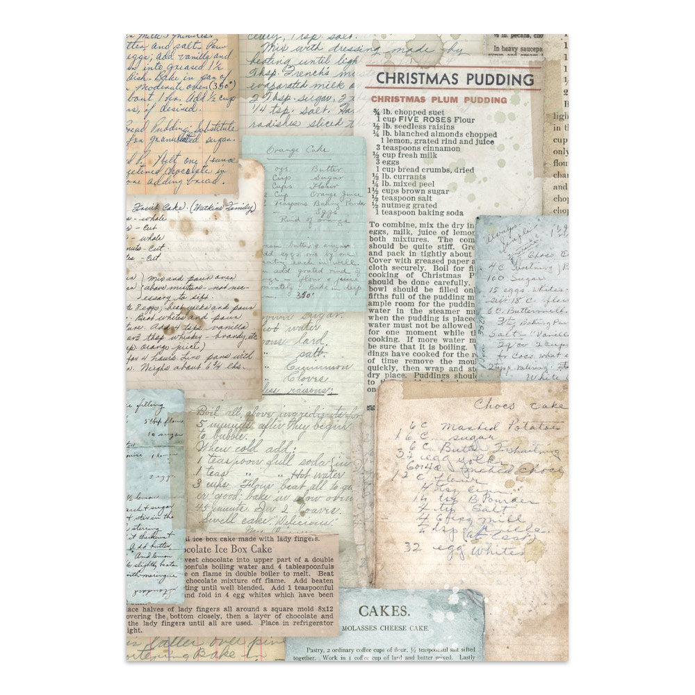 Printed Art Junk Journal Focus Points For Art And Craft A5 - White Christmas