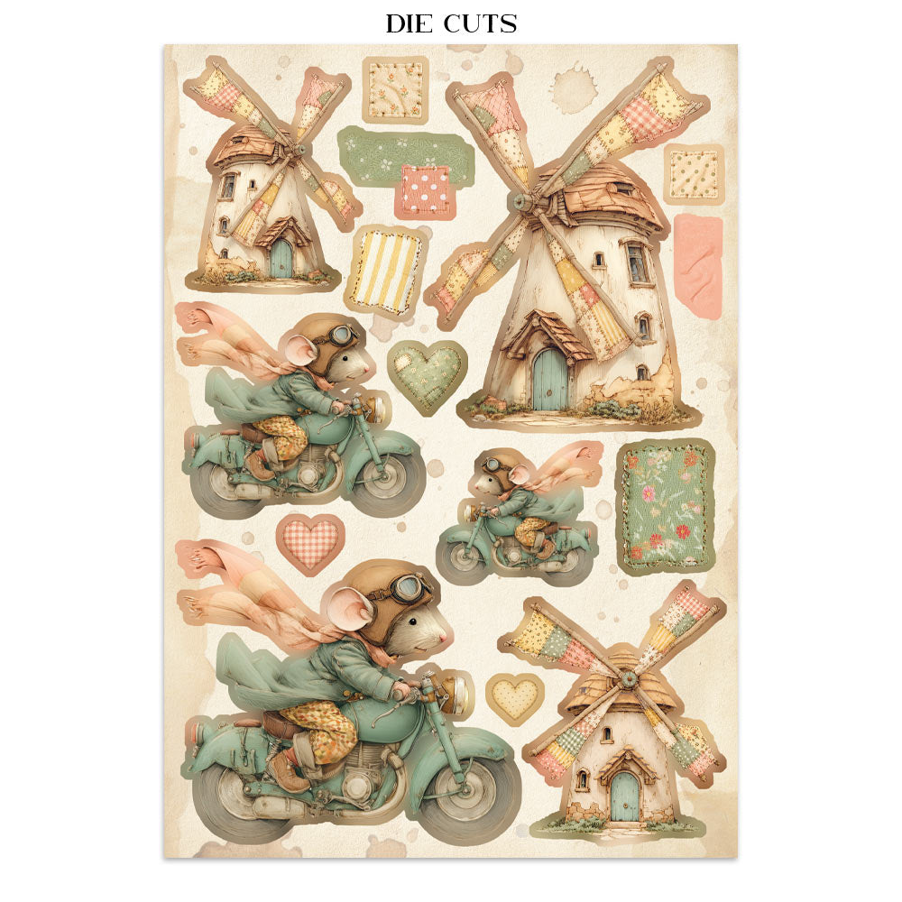 Printed Art Junk Journal Focus Points For Art And Craft A5 - Cozy Family