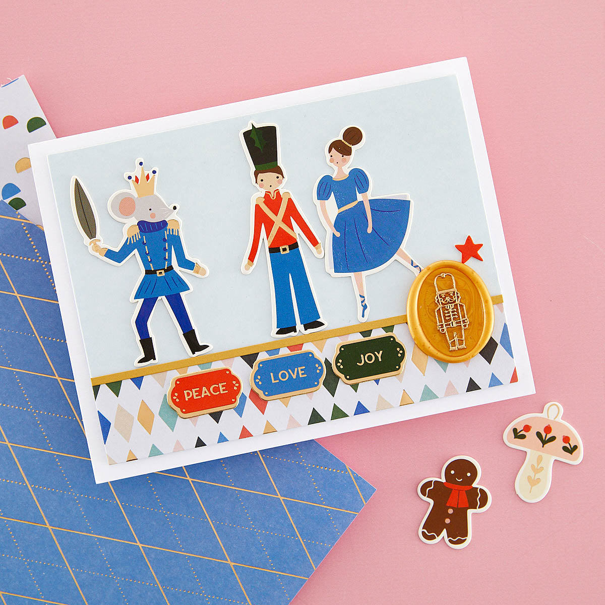 Nutcracker Ballet Chipboard Stickers from the Nutcracker Sweet Collection