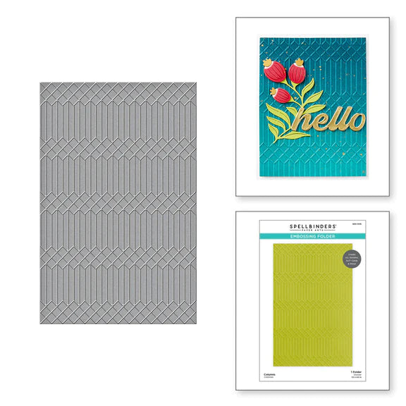 Columns Embossing Folder from the Fresh Picked Collection