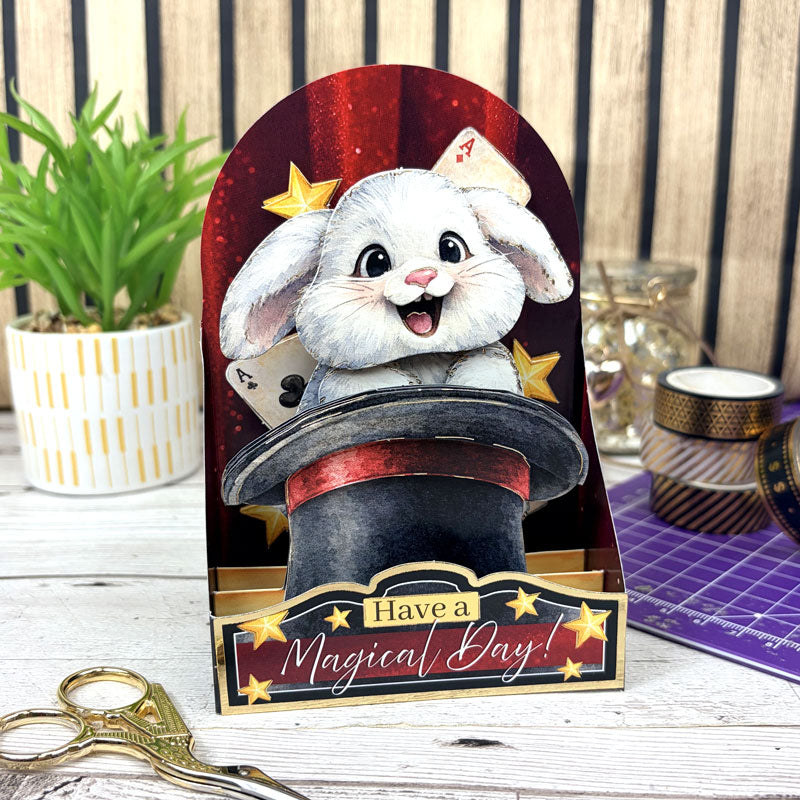 Side-Pop Stepper Card - A Magical Day