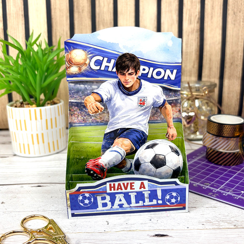 Side-Pop Stepper Card - Have a Ball!