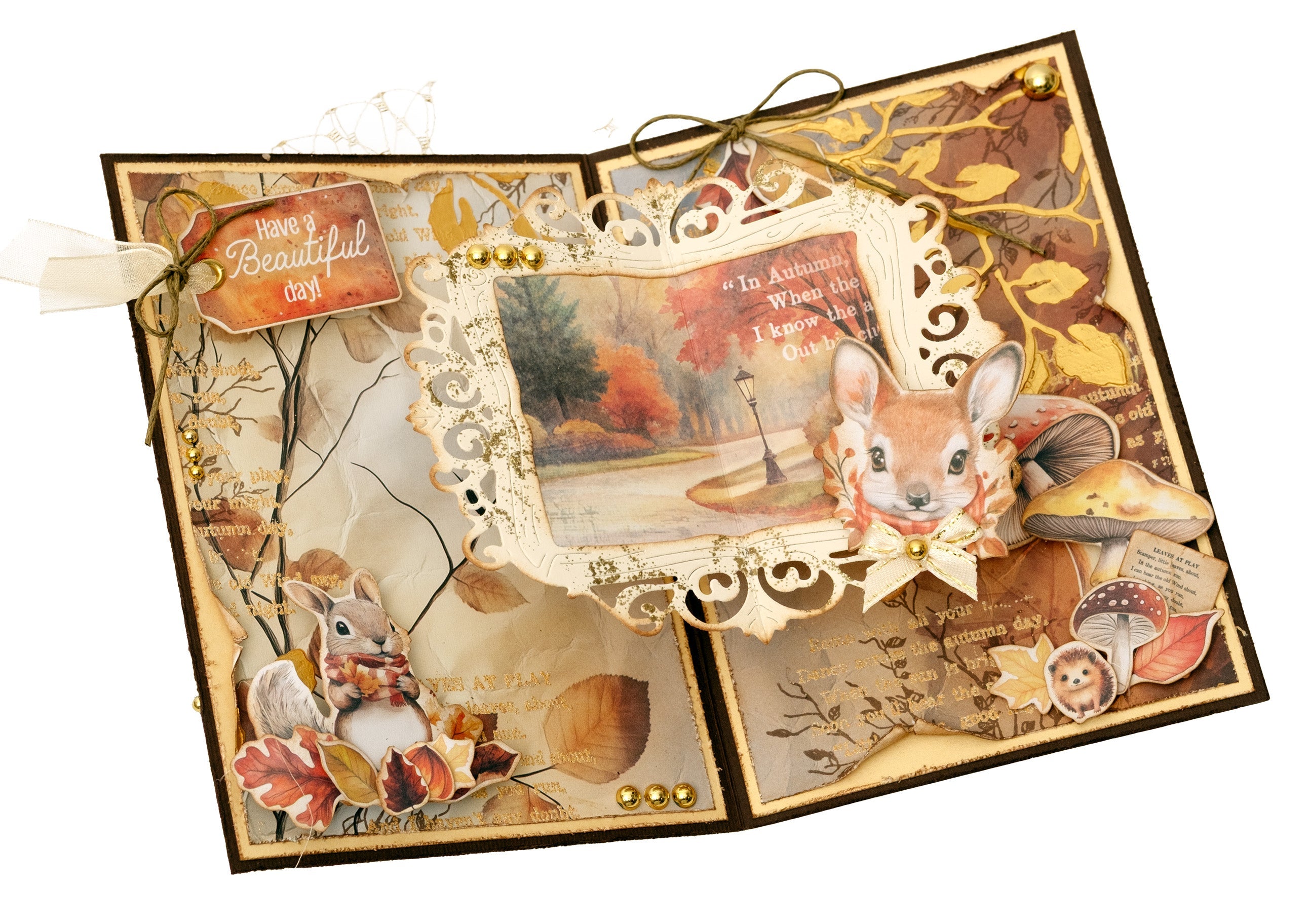 SL Clear Stamps Leaves At Play Charming Autumn 1 Piece