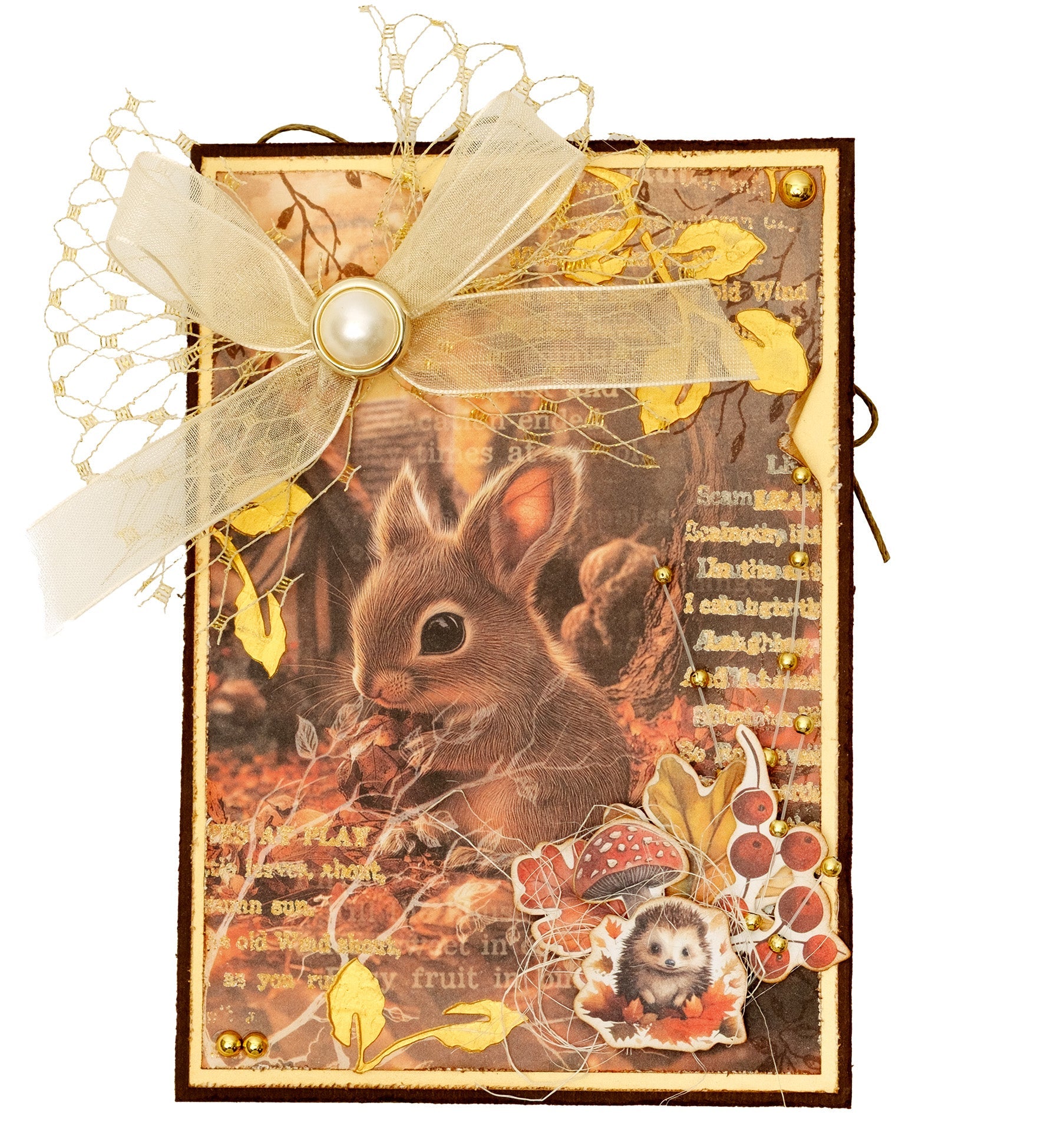 SL Die-Cut Paper Pad Paper Elements Charming Autumn 20 Sheets