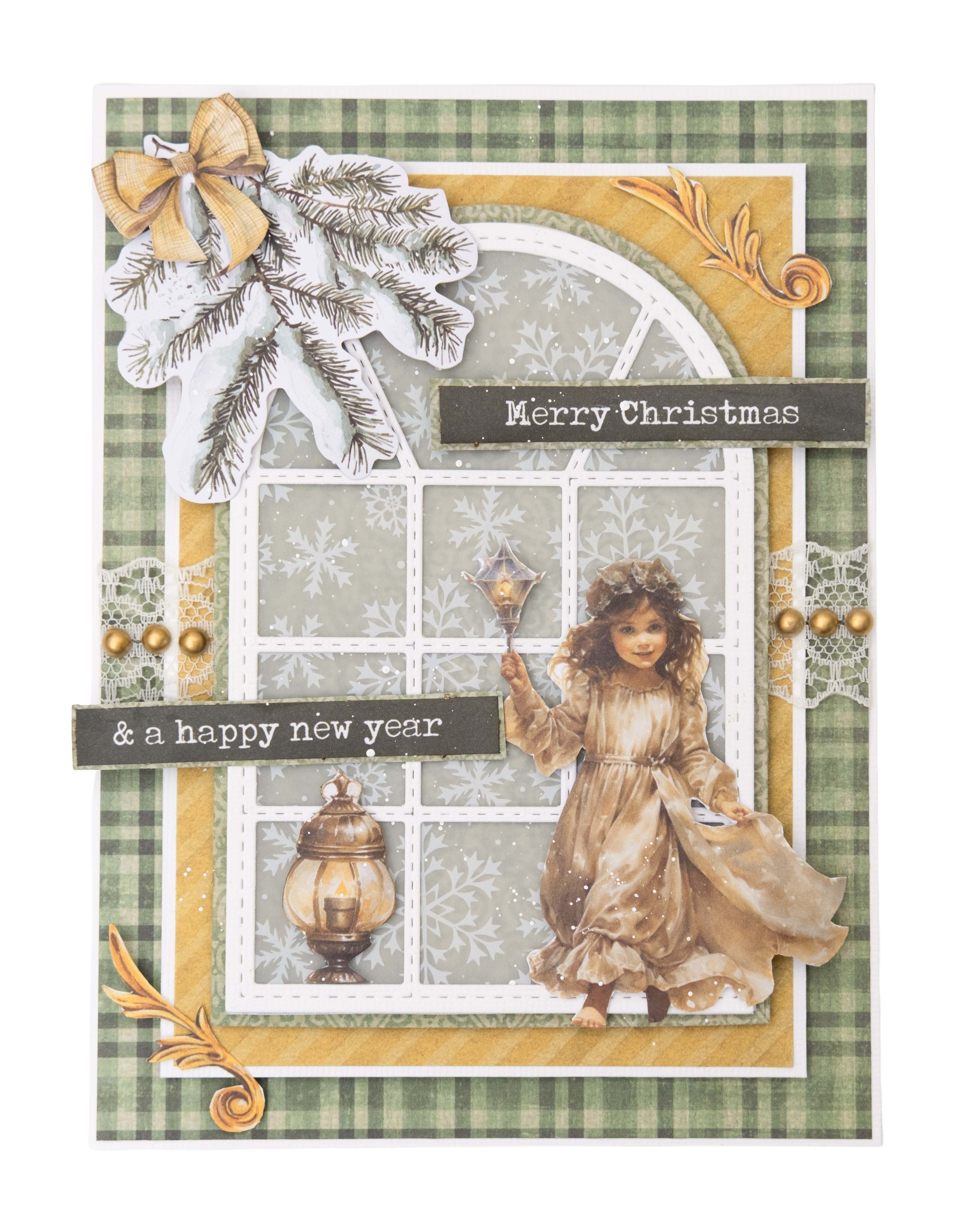SL Acetate Sheets Snow & Landscape Christmas Forest 6 Sheets