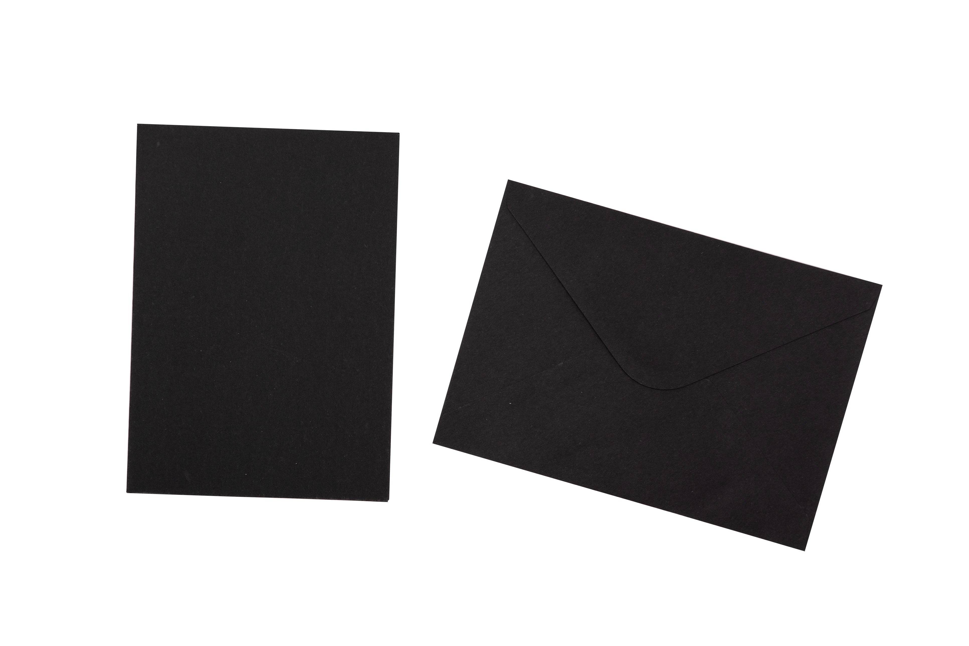 SL Cards & Envelopes Black 5x7 Inch Consumables 20 PC