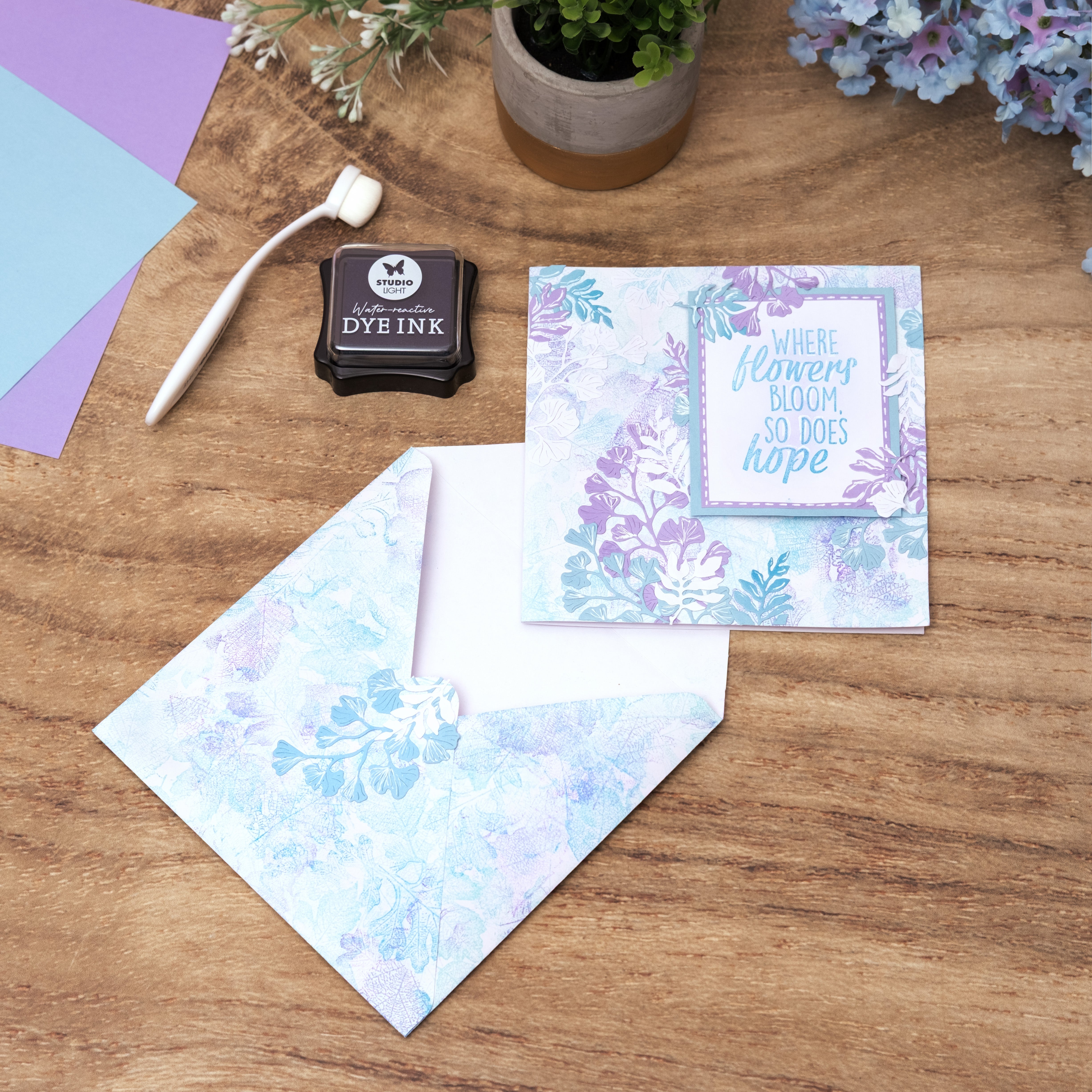 SL Card Paper Pad Pre-Scored White 5x7" Cards Essentials 25 Sheets