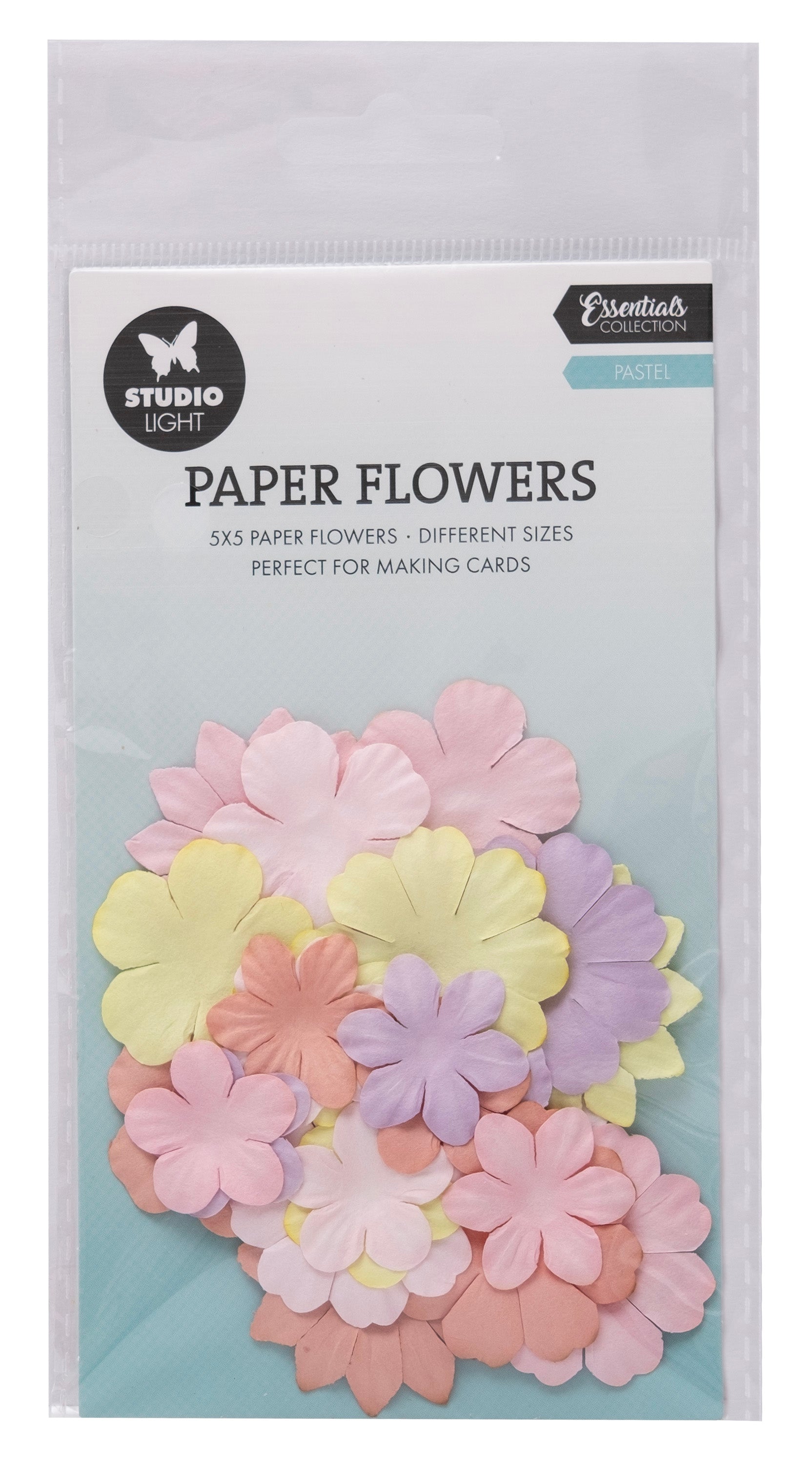 SL Paper Flowers 25x Pastel Consumables 25 PC