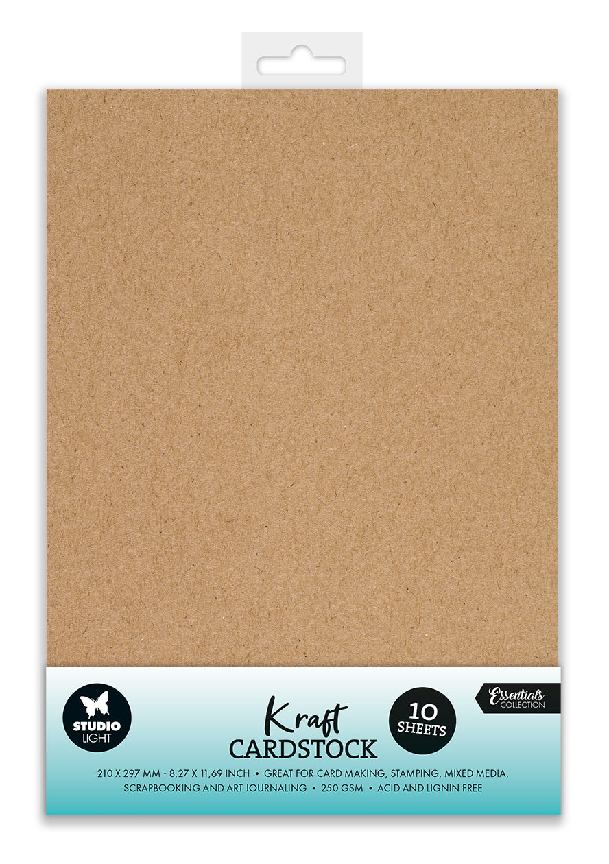 SL Paper Set Consumables Kraft Cardstock 250 gsm 10 SH