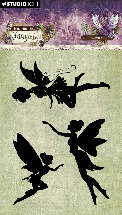 SL Clear Stamps Fairies Enchanted Fairytale 3 Pieces
