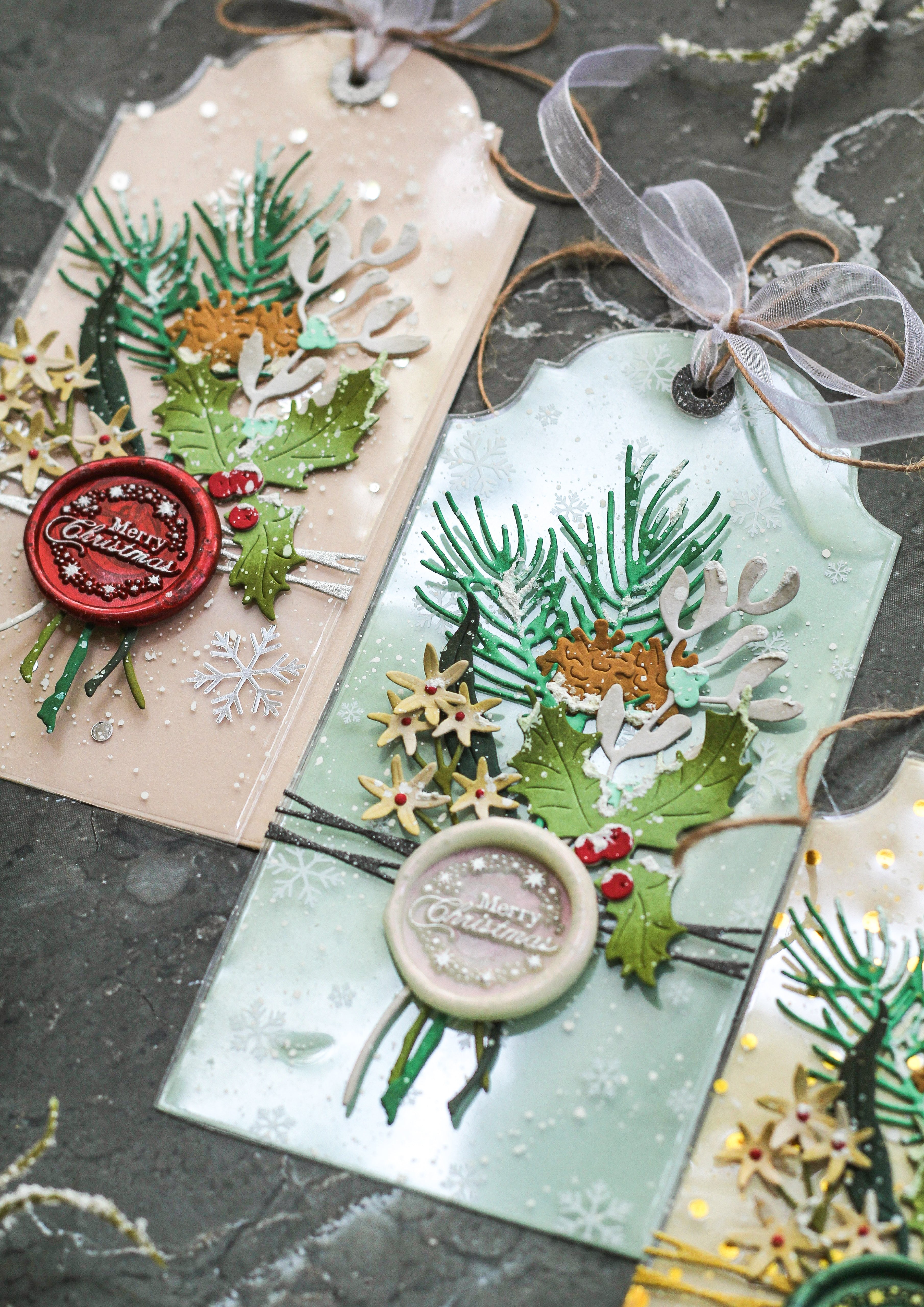 SL Acetate Sheet Snowflakes White Essentials 6 Sheets