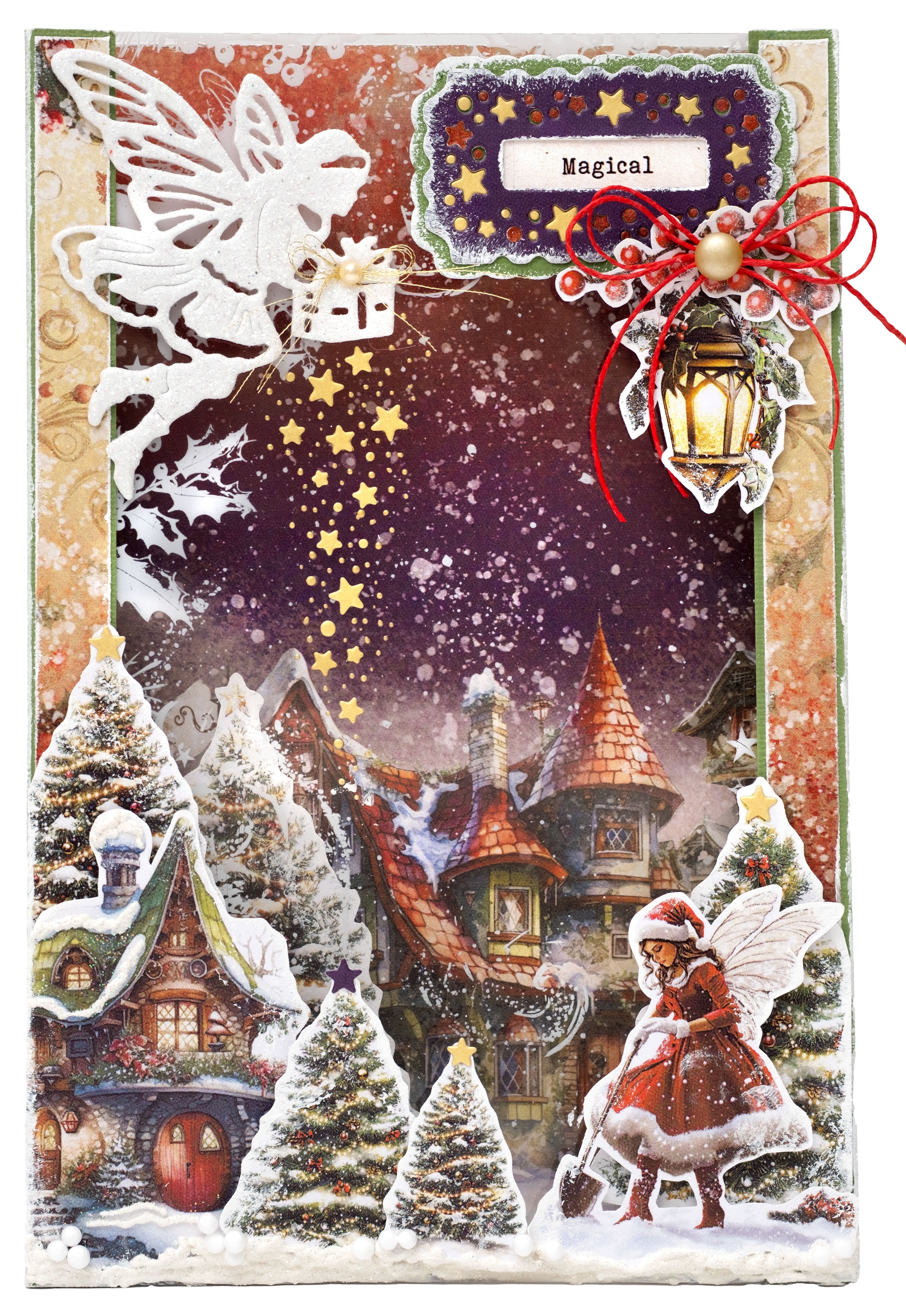 SL Acetate Sheets Snow, Fairies & Stars Essentials 6 Sheets