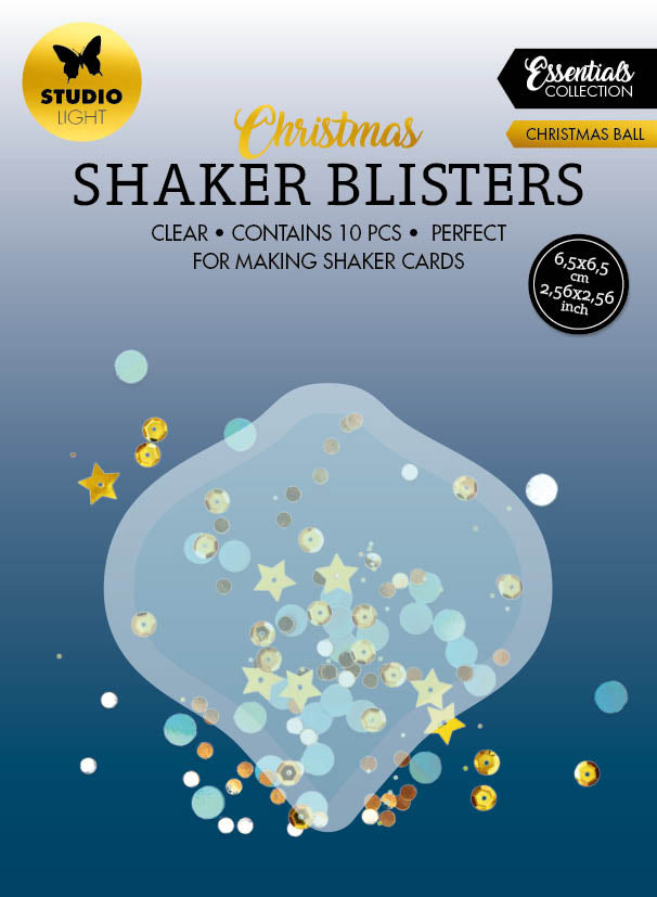 SL Shaker Blisters Christmas Ball Essentials 75x75x11mm 10 PC nr.17