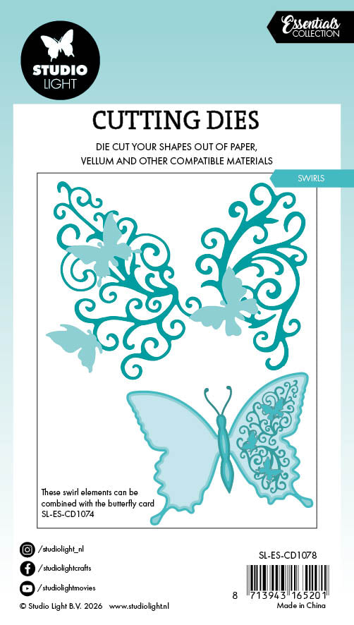 SL Cutting Die Swirls Essentials 5 Pieces