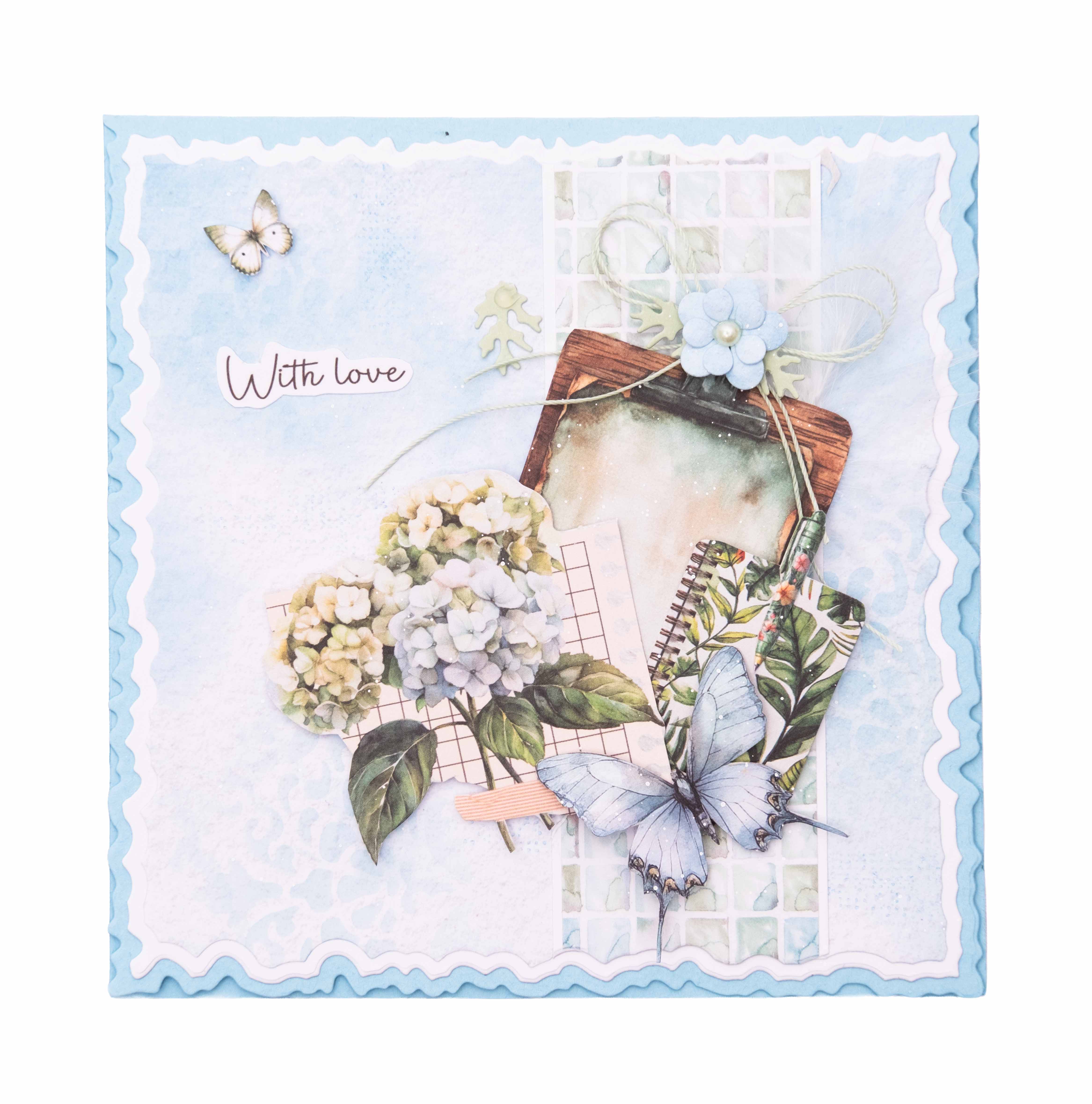 SL Cutting Die Torn Edge Cardshape Square Essentials 5 Pieces