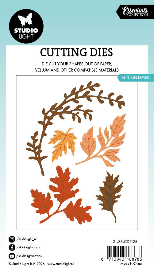 SL Cutting Dies Autumn Leaves Essentials 5 Pieces