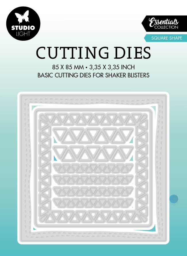 SL Cutting Die Square Shape Essentials 85x85x1mm 9 PC nr.577