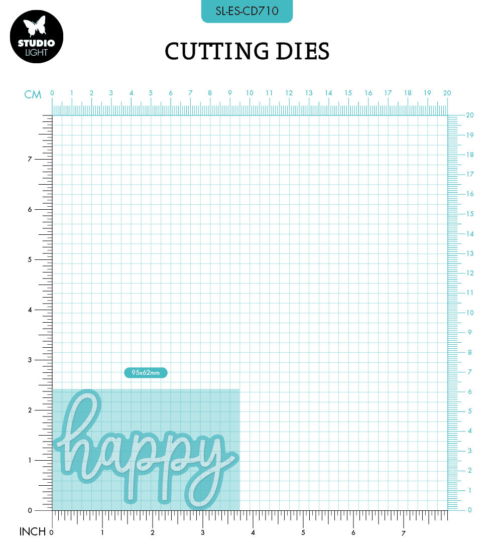 SL Cutting Die Happy Essentials 105x100x1mm 2  PC  nr.710