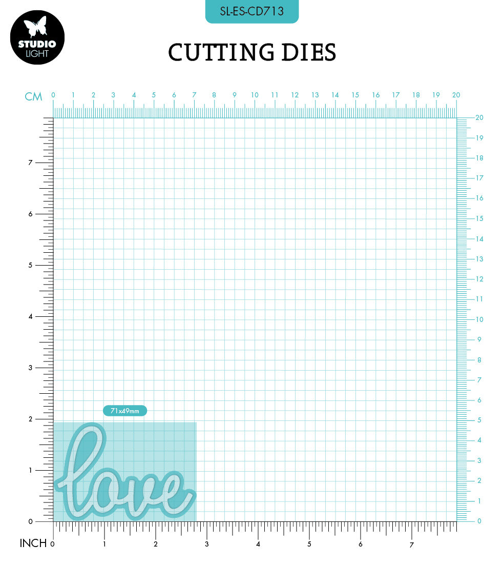 SL Cutting Die Love Essentials 105x100x1mm 2  PC  nr.713