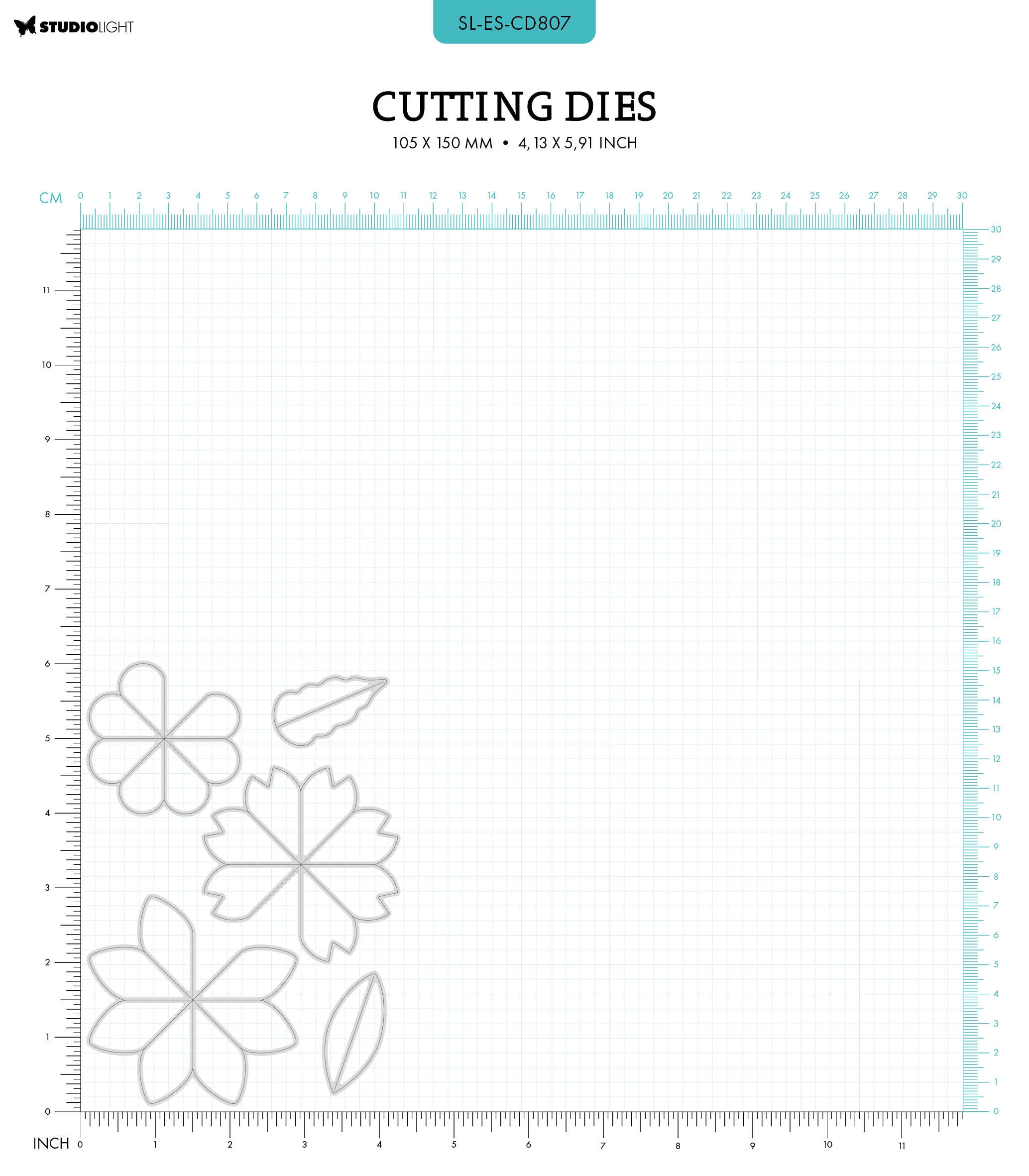 SL Cutting Dies Floral Pop-Up Essentials 5 PC