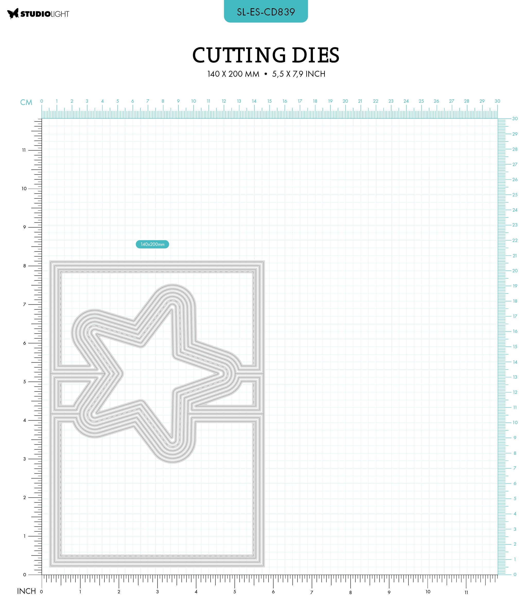 SL Cutting Dies Star Folding Card Essentials 13 PC