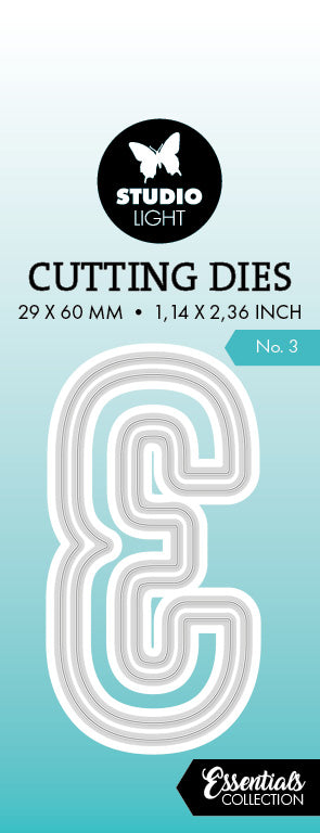 SL Cutting Die Number 3 Essentials 1 PC