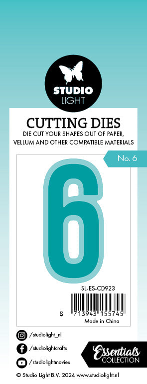 SL Cutting Die Number 6 Essentials 1 PC