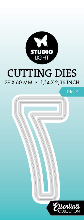 SL Cutting Die Number 7 Essentials 1 PC