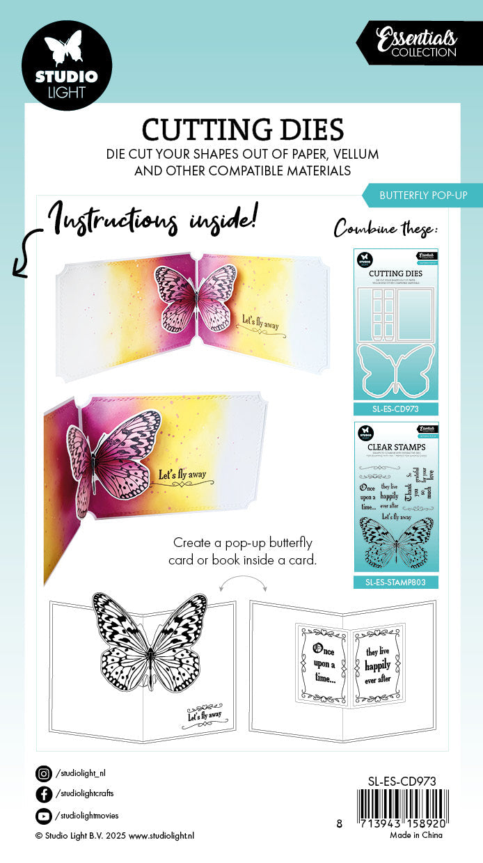 SL Cutting Die Pop-Up Essentials 5 Pieces